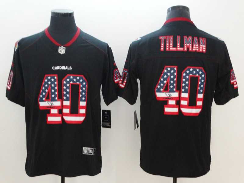 Nike Cardinals 40 Pat Tillman Black USA Flag Fashion Color Rush Limited Jersey,We sell and wholesale Nike Cardinals 40 Pat Tillman Black USA Flag Fashion Color Rush Limited Jersey on line form chian!